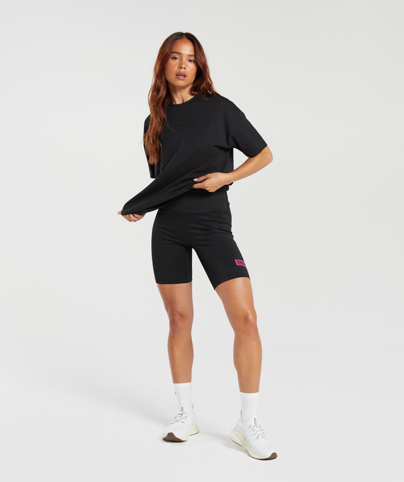 Camiseta oversize con bloques