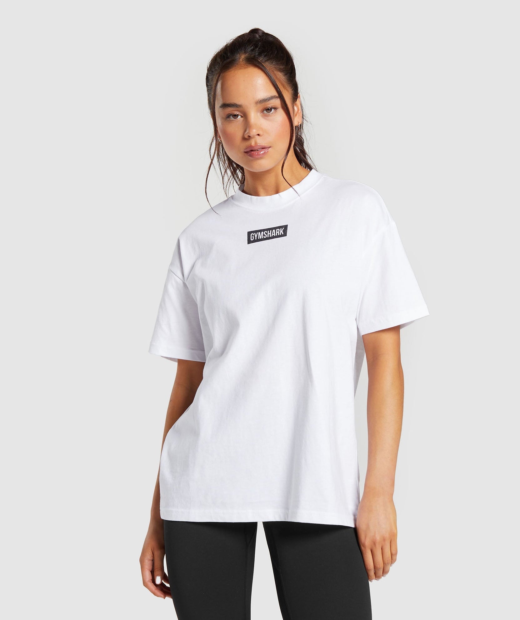 Camiseta oversize con bloques