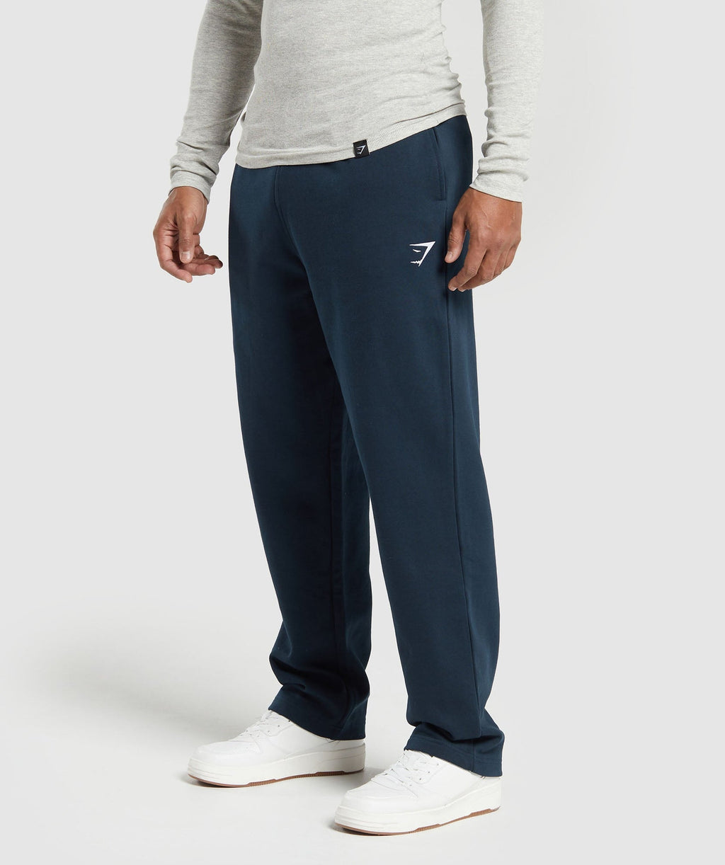 Pantalones deportivos de pierna recta