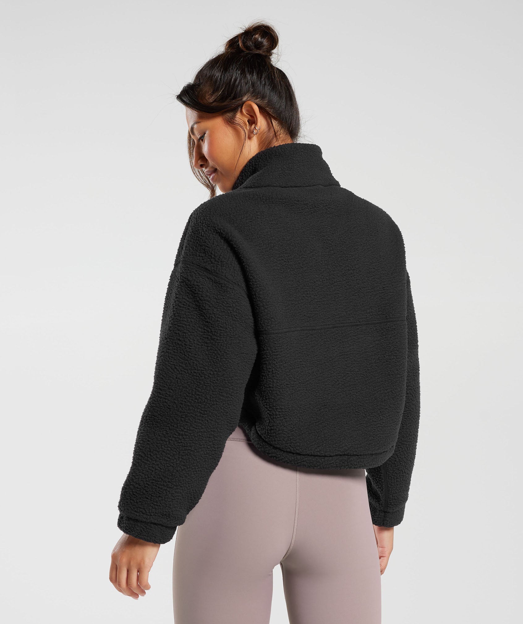 Chaqueta midi de polar Elevate