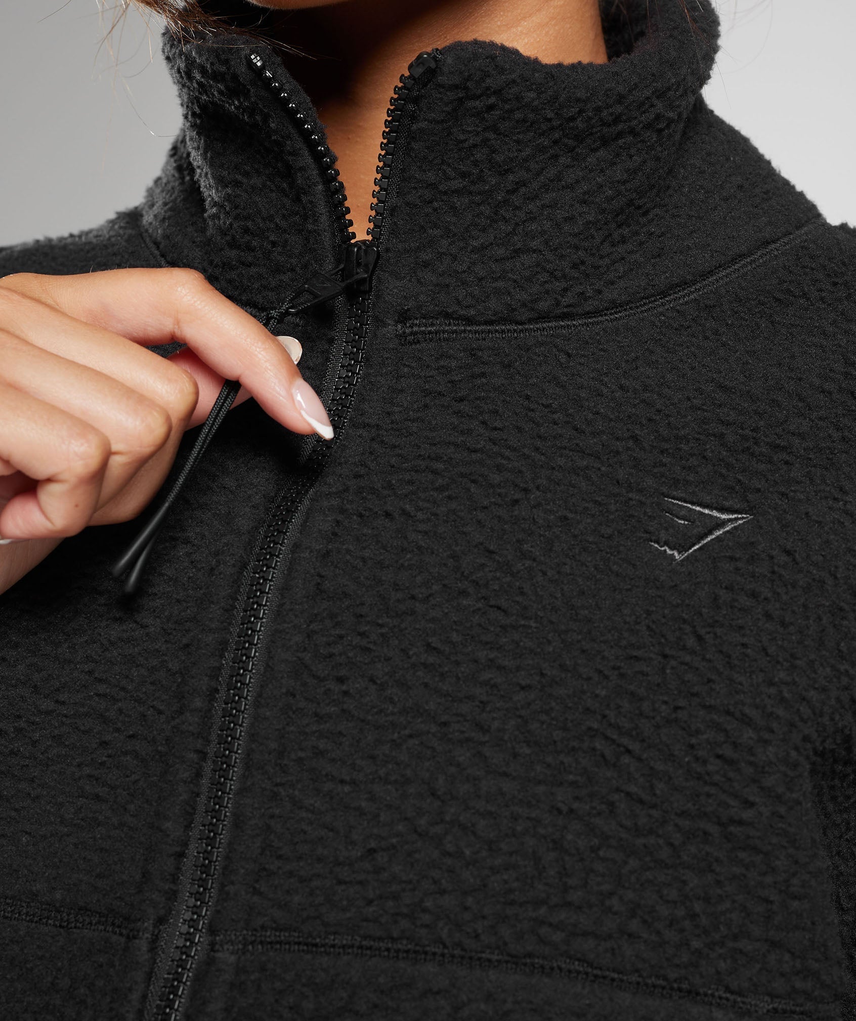 Chaqueta midi de polar Elevate