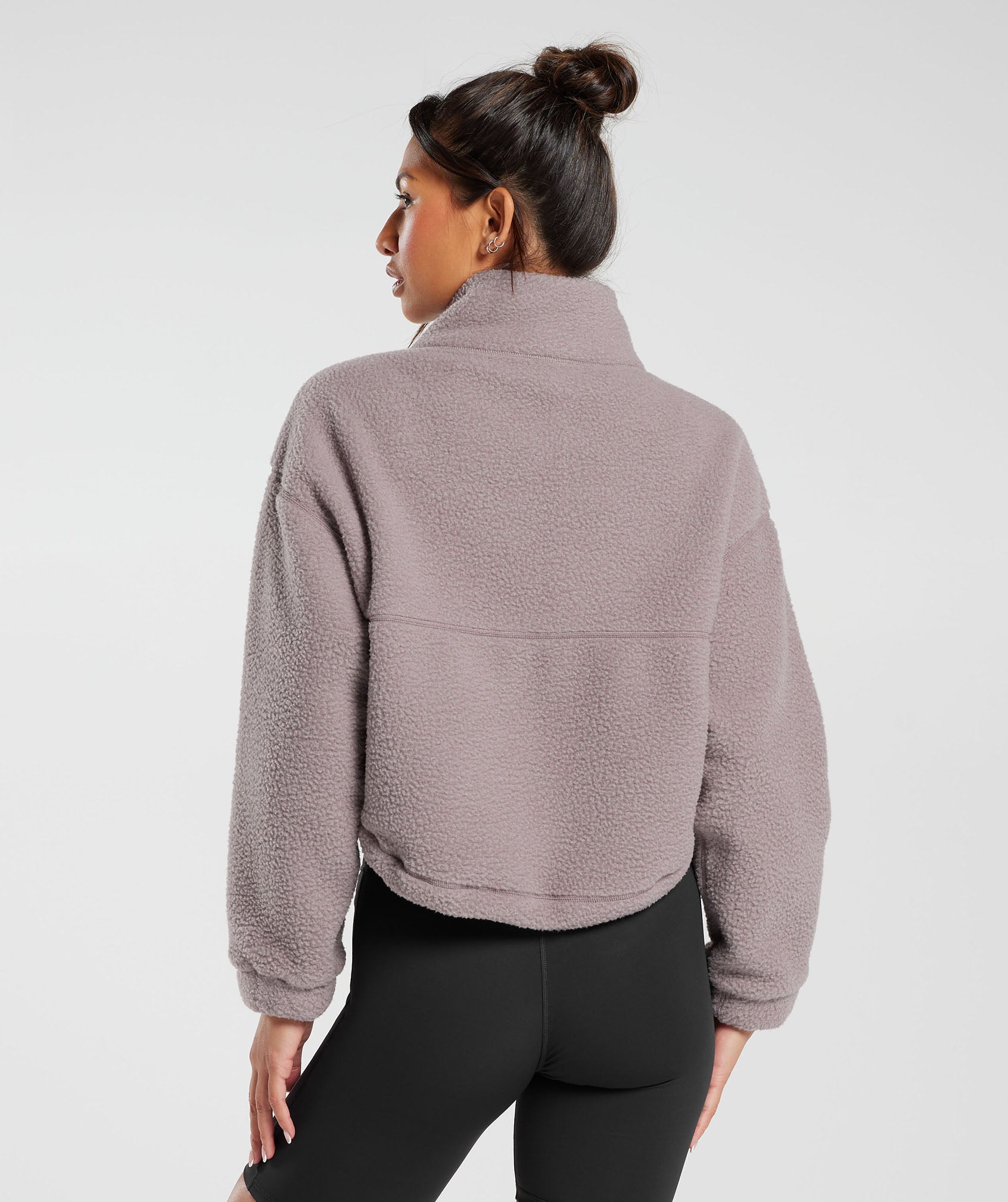 Chaqueta midi de polar Elevate