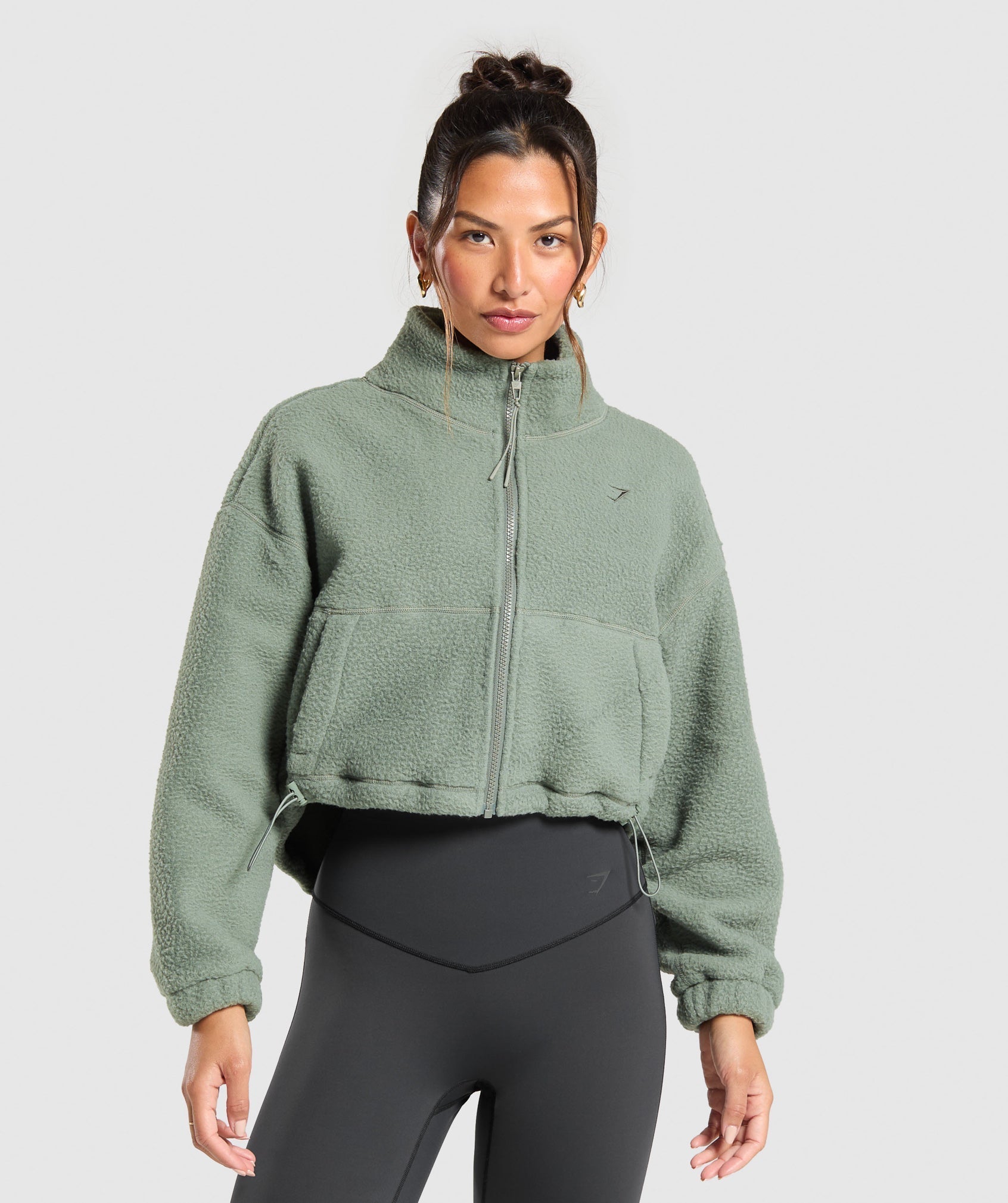 Chaqueta de vellón Elevate de longitud media