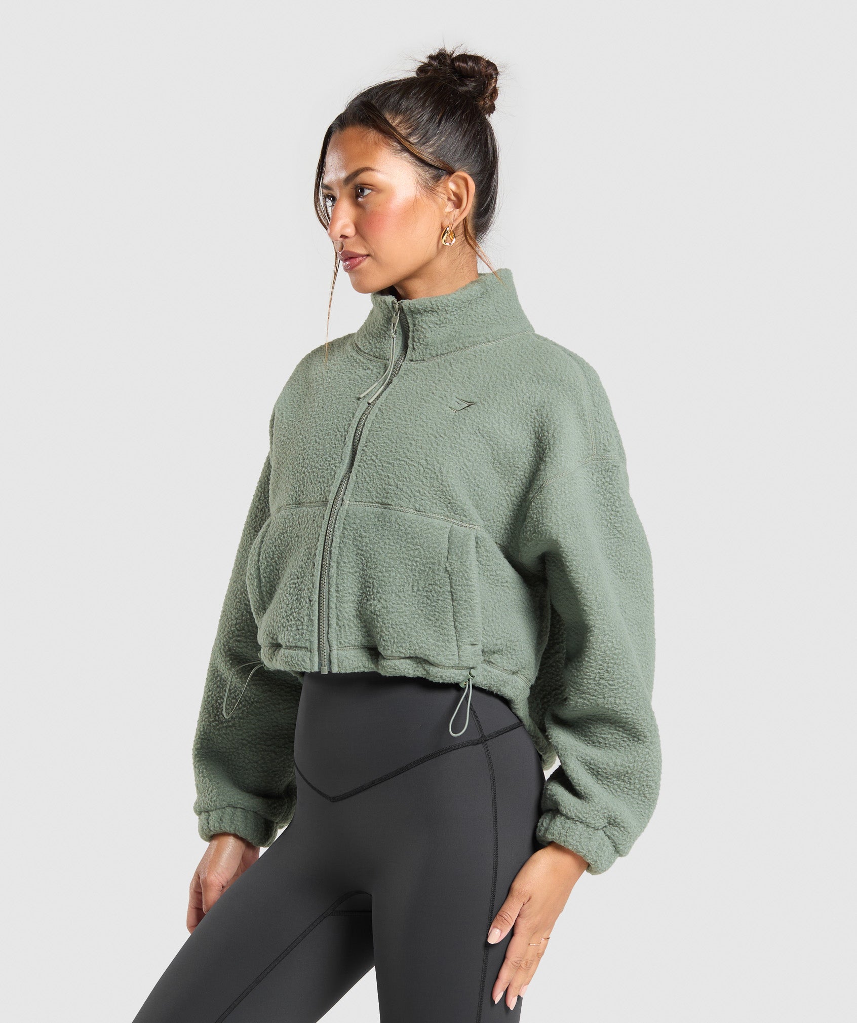 Chaqueta de vellón Elevate de longitud media