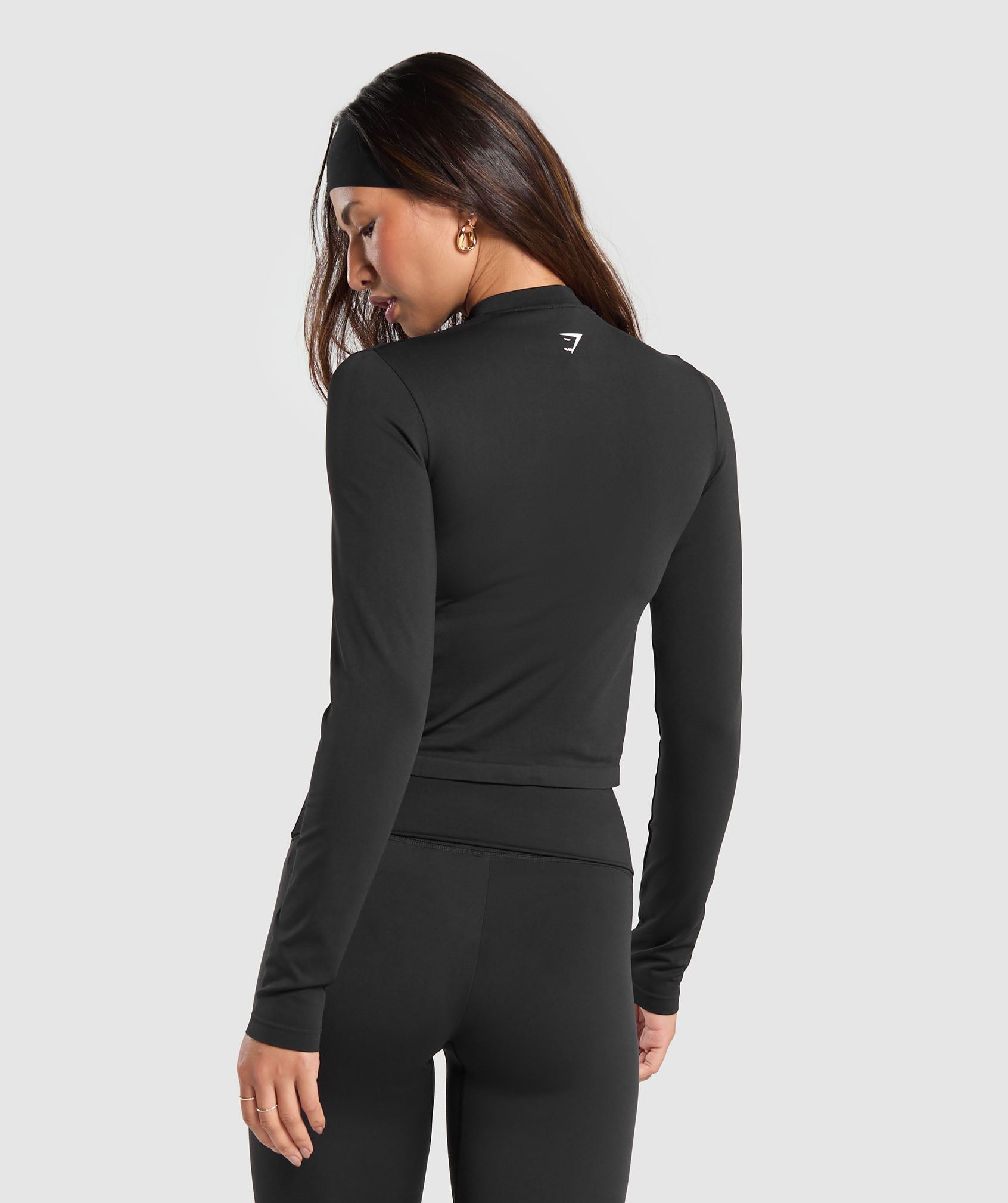 Chaqueta deportiva con cremallera y sin costuras para uso diario