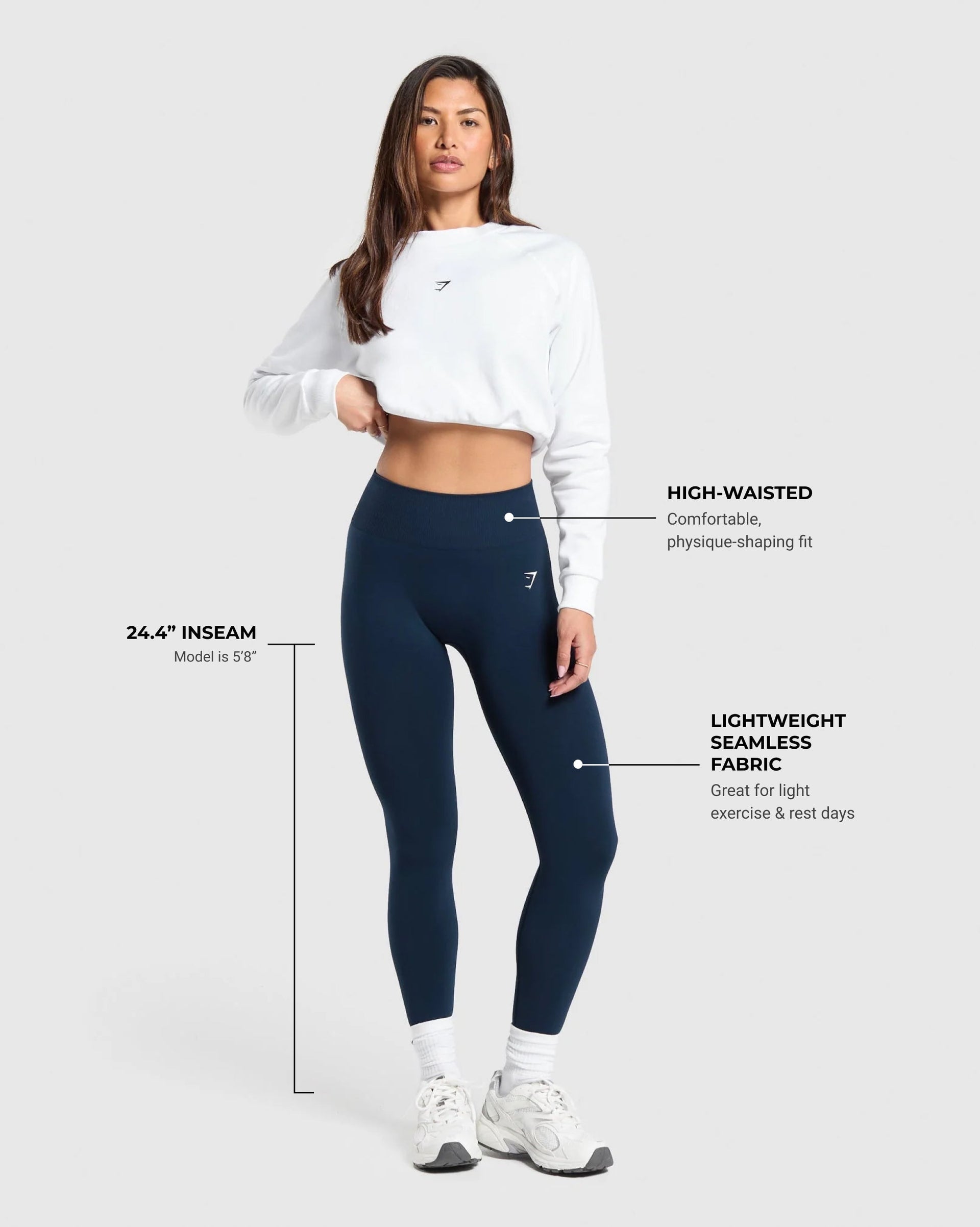 Leggings sin costuras para uso diario.