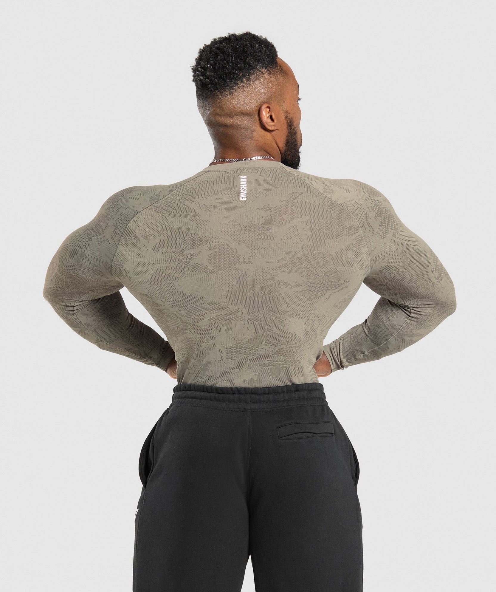 Camiseta de manga larga sin costuras Geo