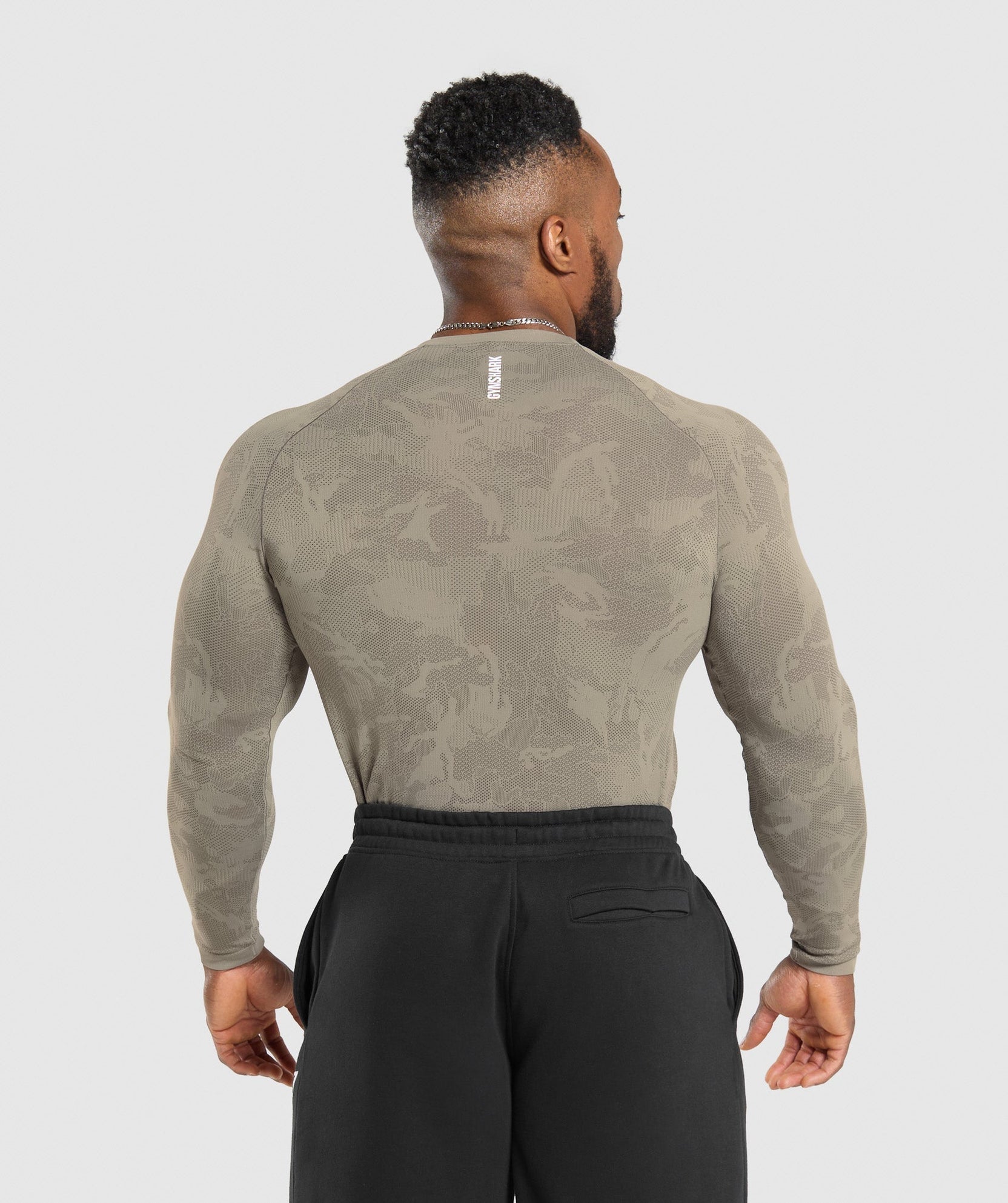Camiseta de manga larga sin costuras Geo