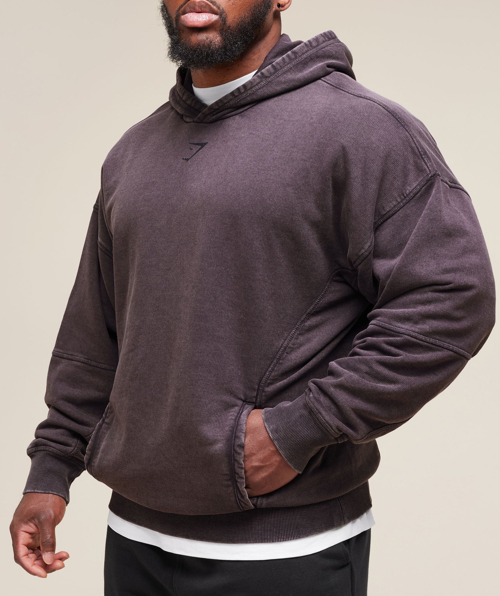 Sudadera con capucha lavada Heritage