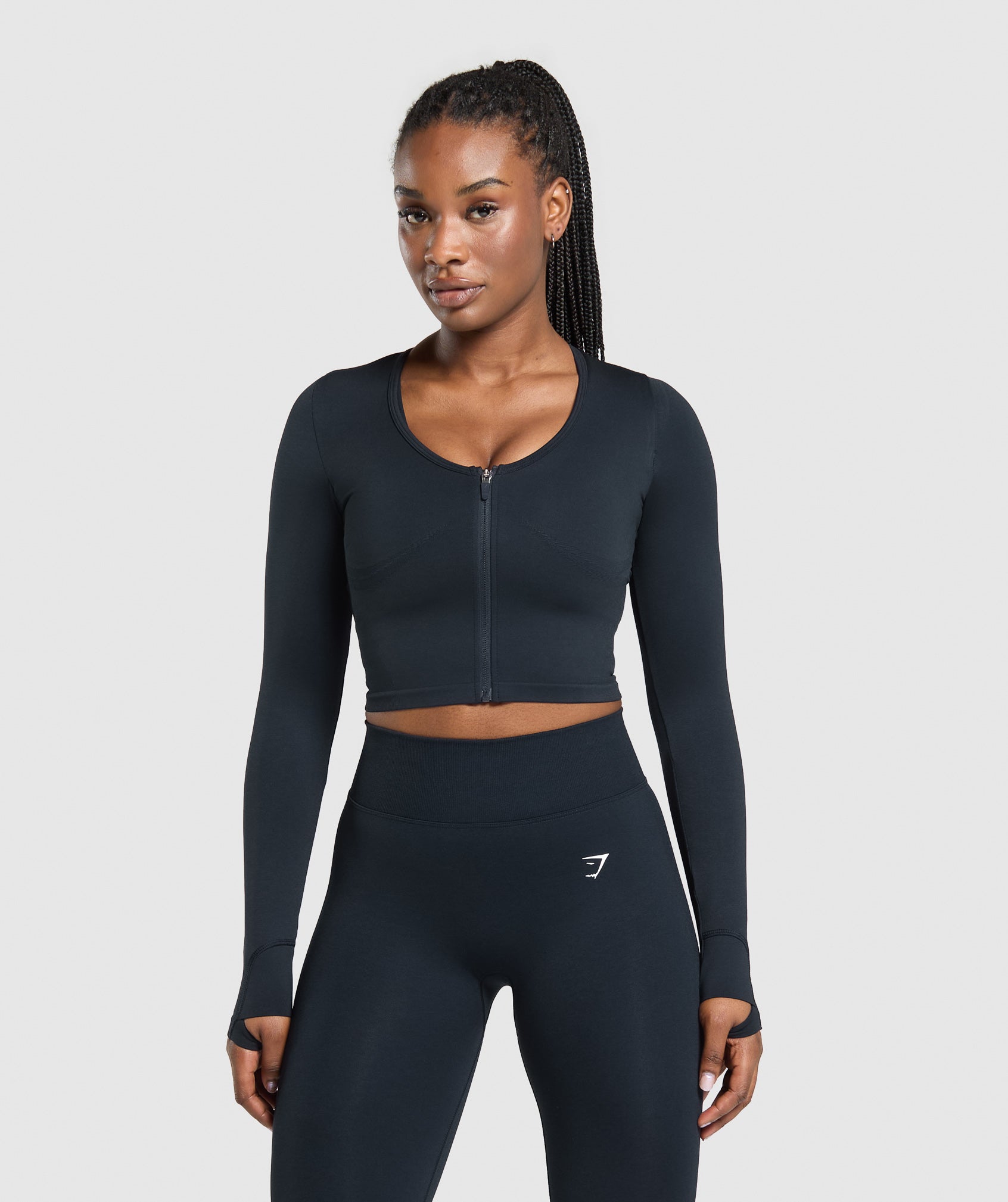 Chaqueta con cremallera y sin costuras Lift