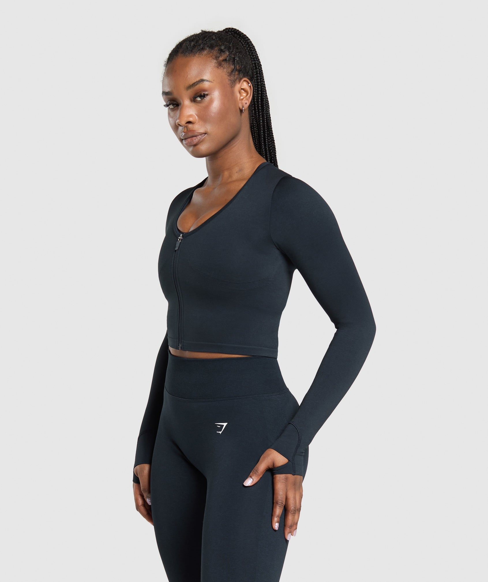 Chaqueta con cremallera y sin costuras Lift