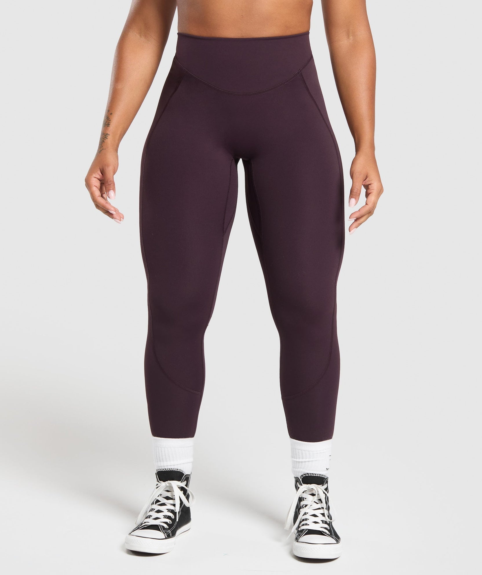 Leggings con cintura baja y realce