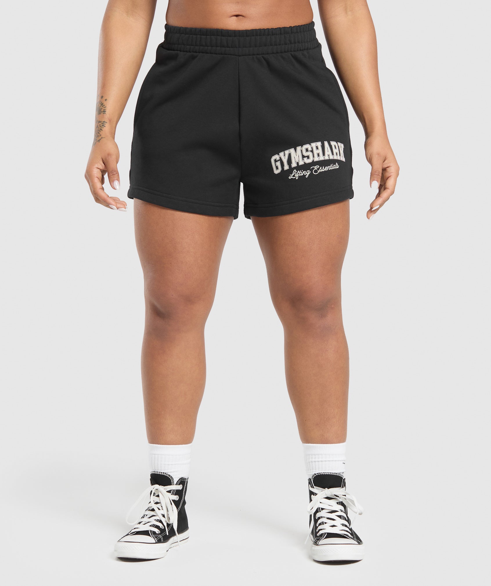 Pantalones cortos de 4 pies cepillados con gráficos de Lifting Essentials