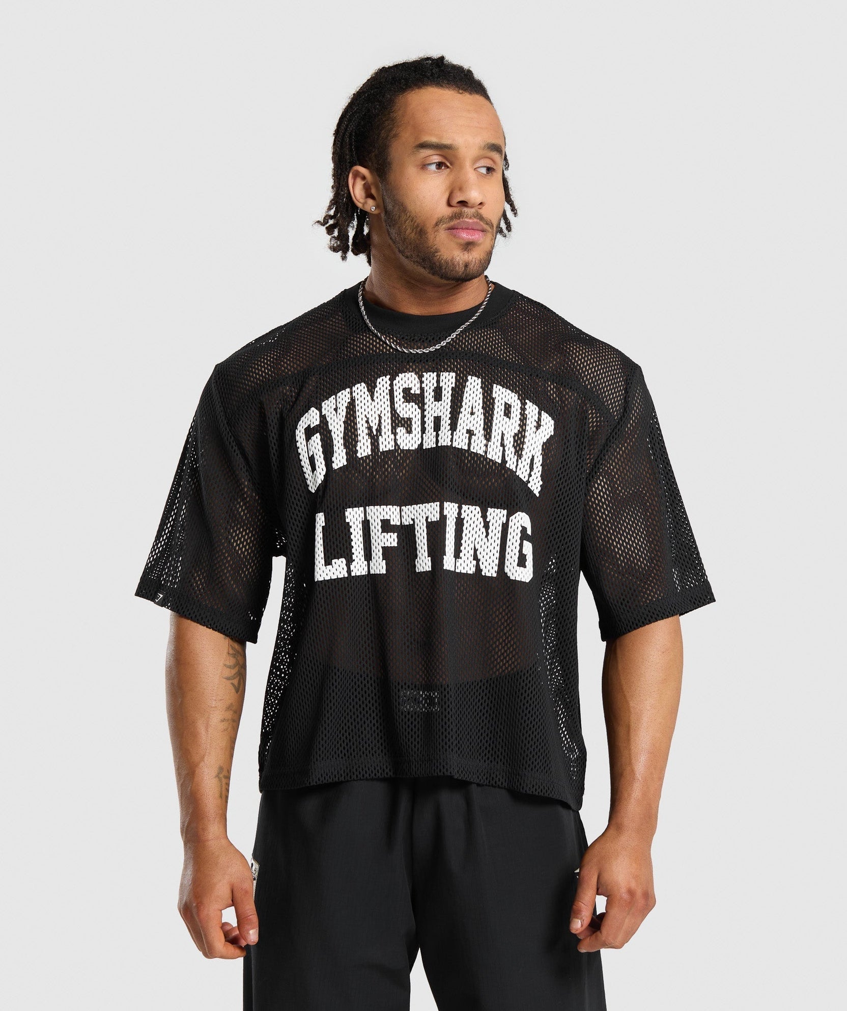 Camiseta extragrande de malla