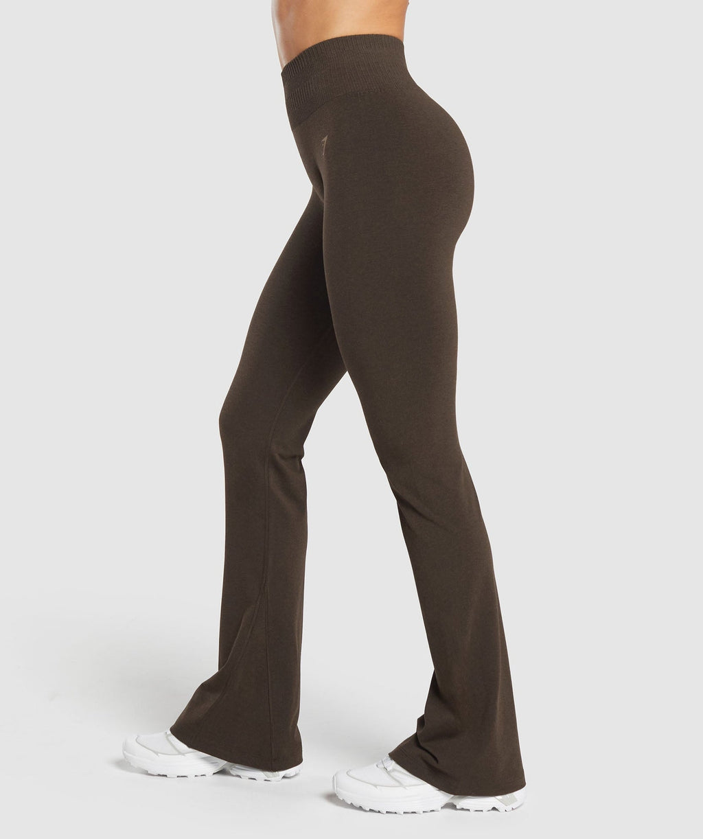 Leggings acampanados de lujo sin costuras