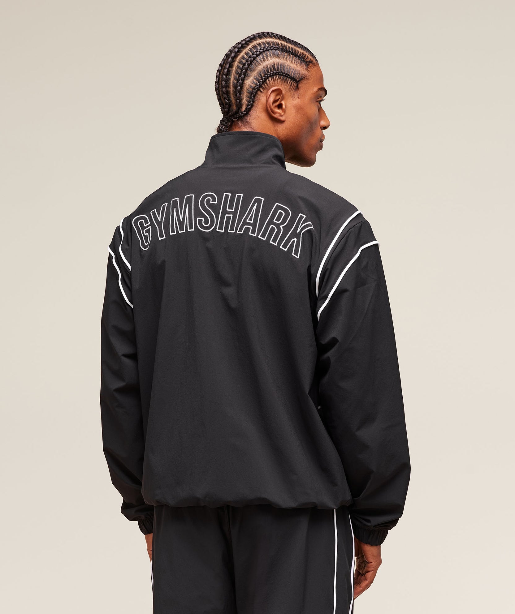 Chaqueta deportiva retro arrugada