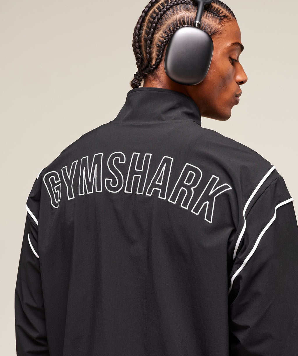 Chaqueta deportiva retro arrugada