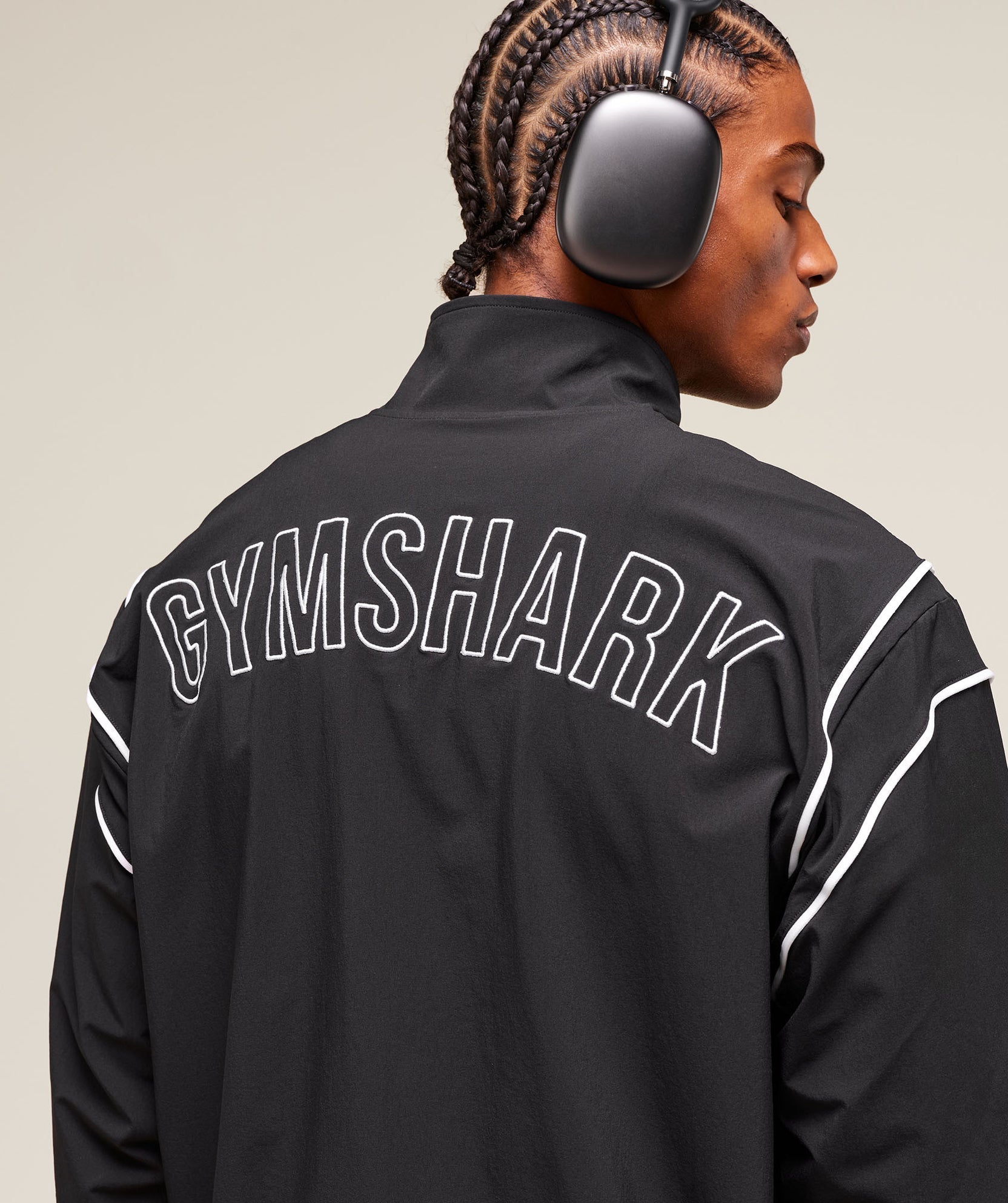 Chaqueta deportiva retro arrugada