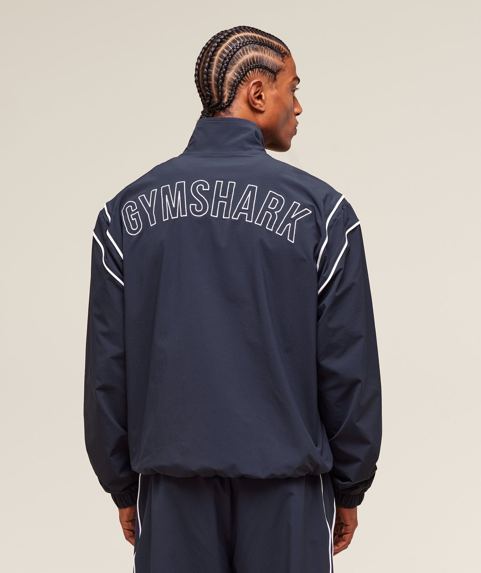 Chaqueta deportiva retro arrugada
