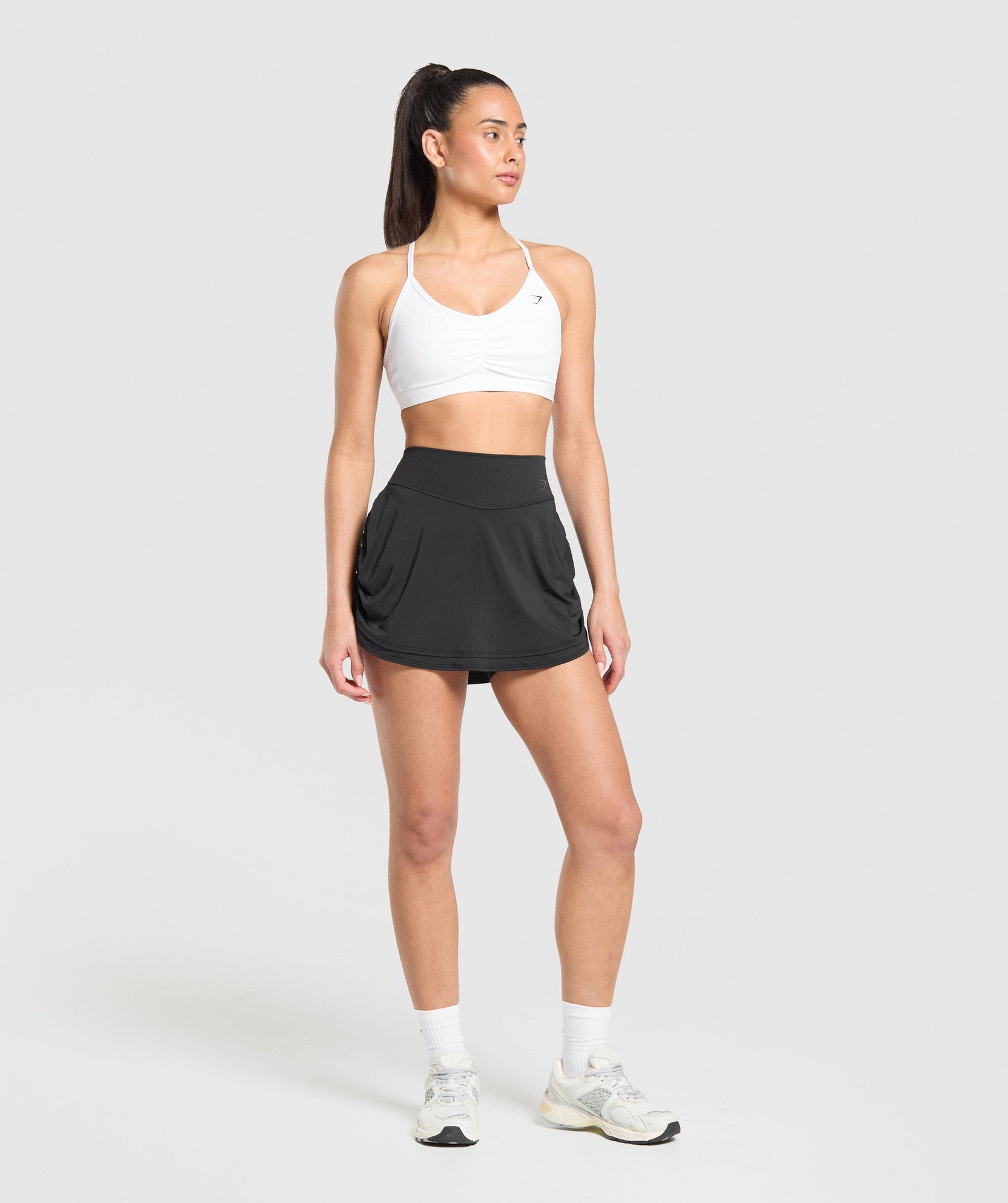 Falda pantalón fruncida
