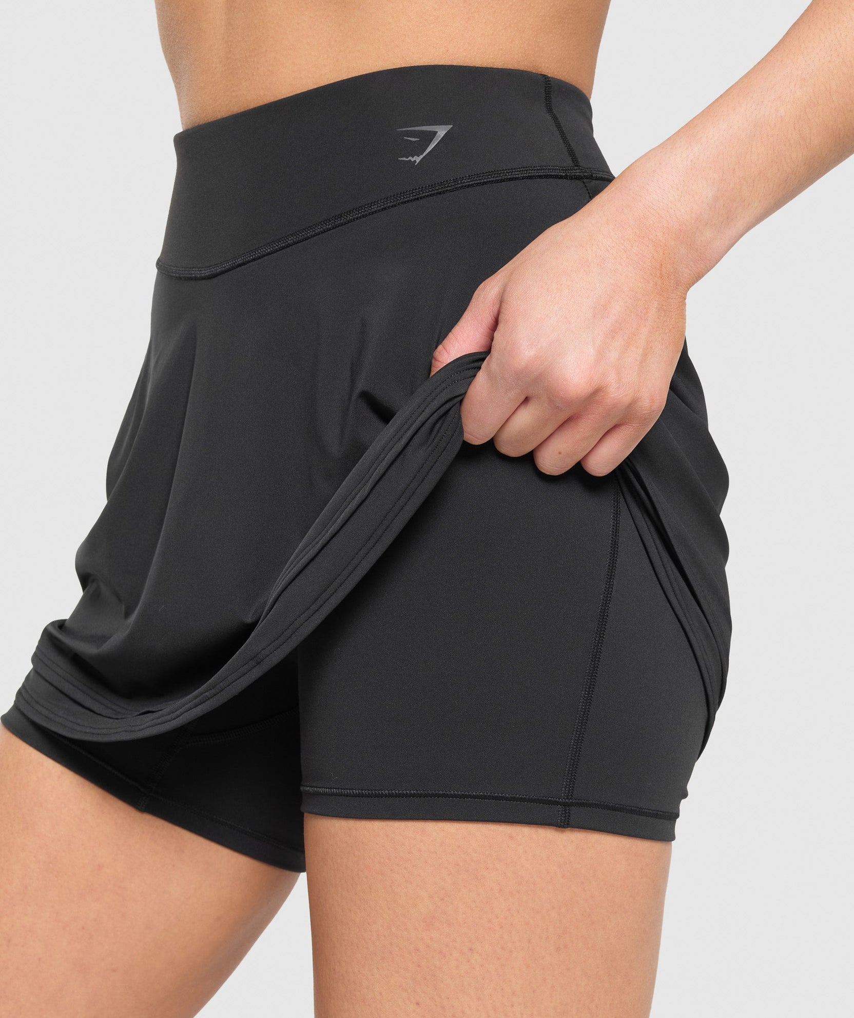 Falda pantalón fruncida