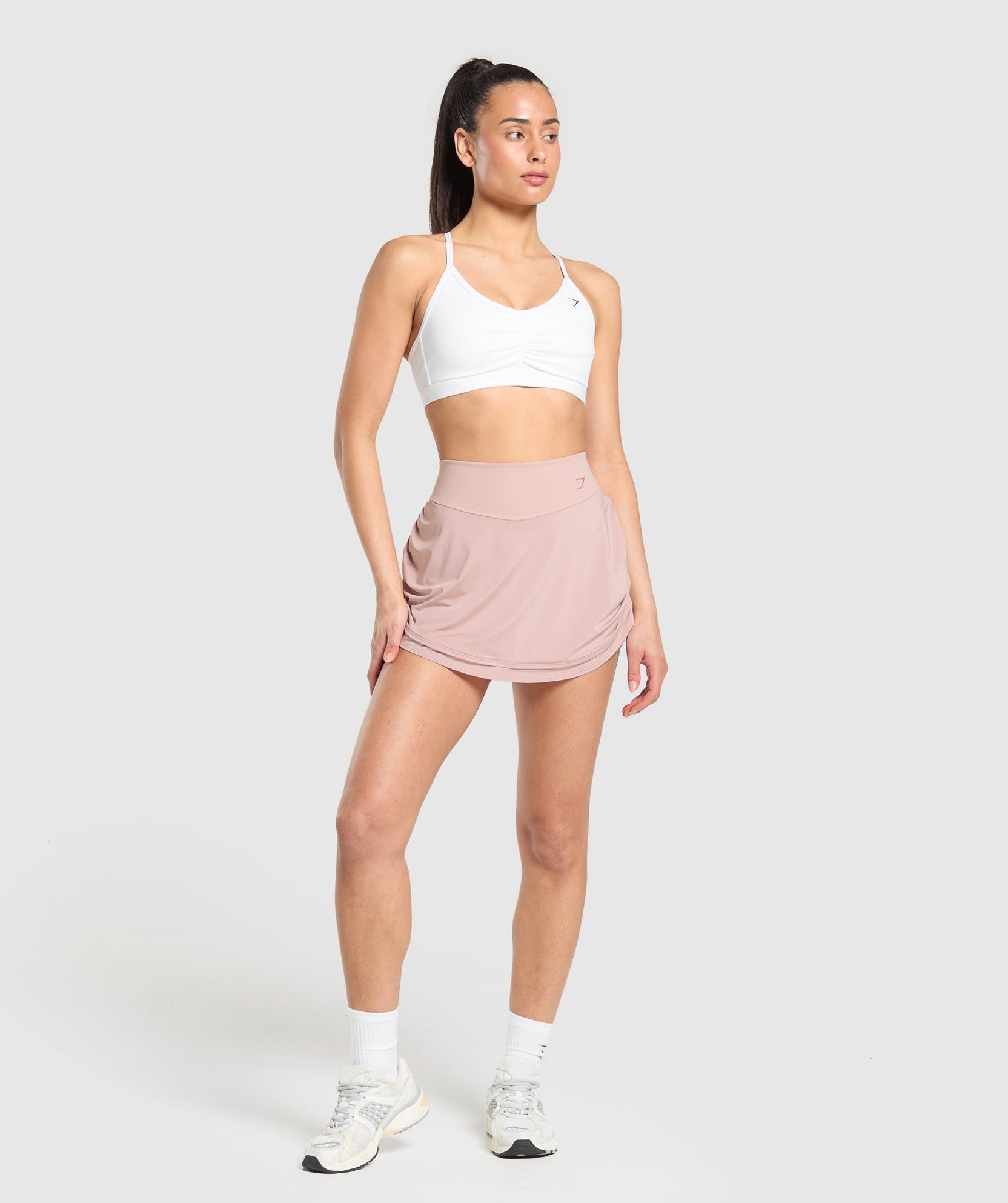 falda pantalón fruncida