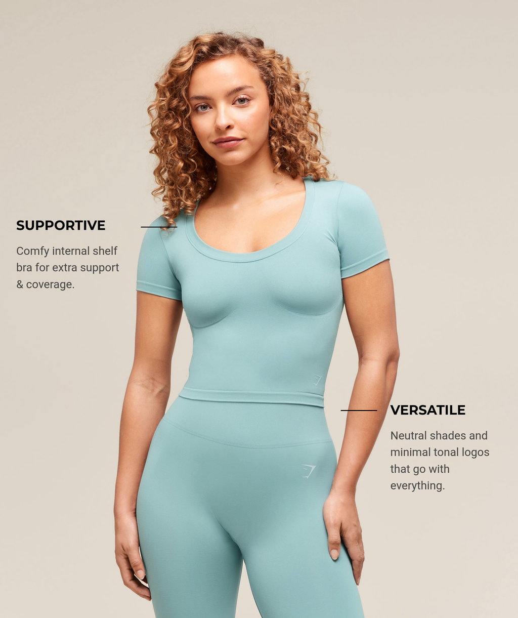 Camiseta midi suave y esculpida