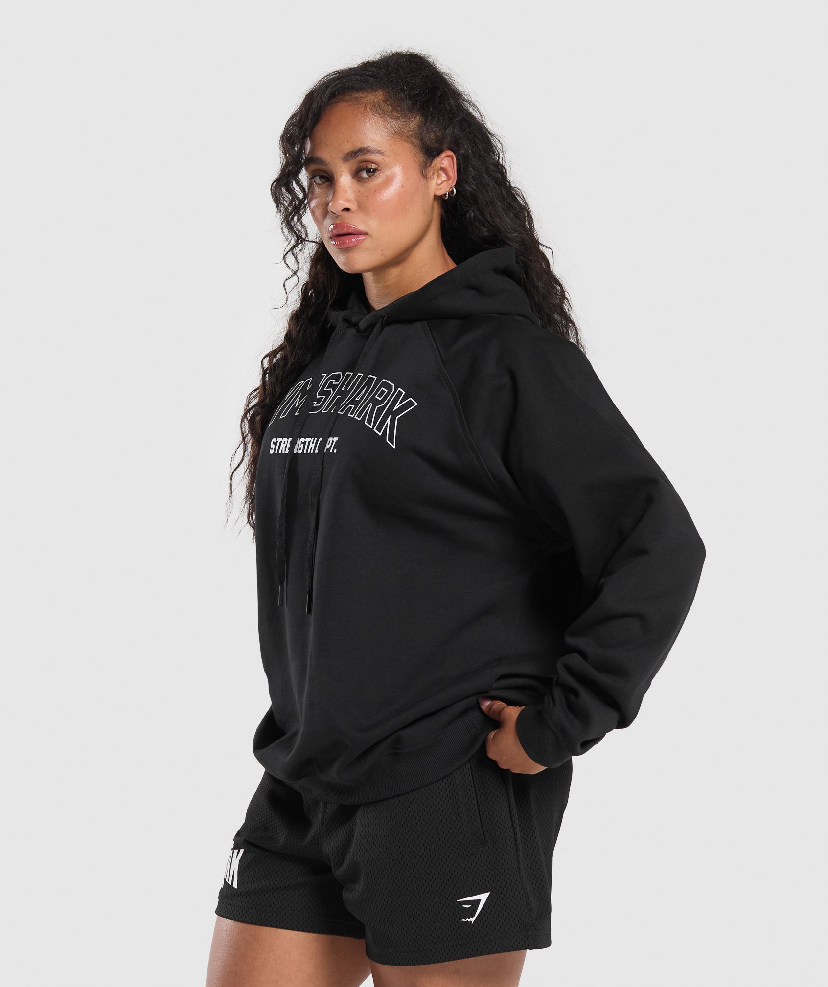 Sudadera con capucha extragrande del departamento de fuerza