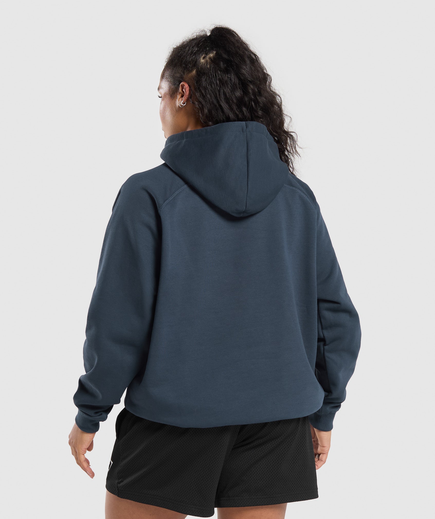 Sudadera con capucha extragrande del departamento de fuerza