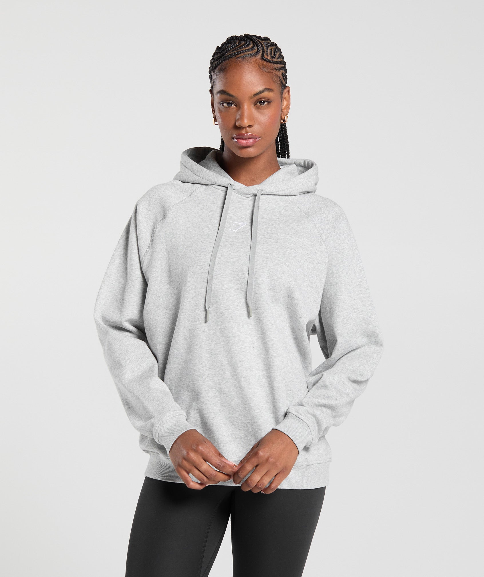 udadera con capucha de polar de gran tamaño para entrenamiento