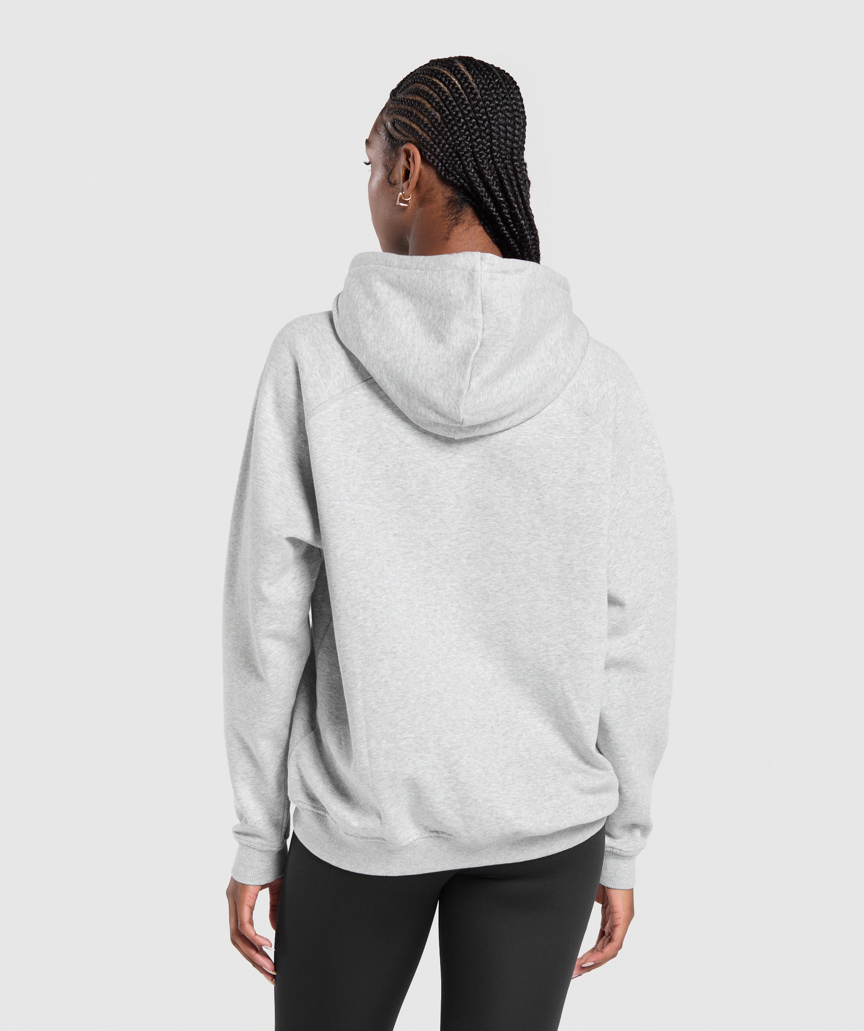 udadera con capucha de polar de gran tamaño para entrenamiento