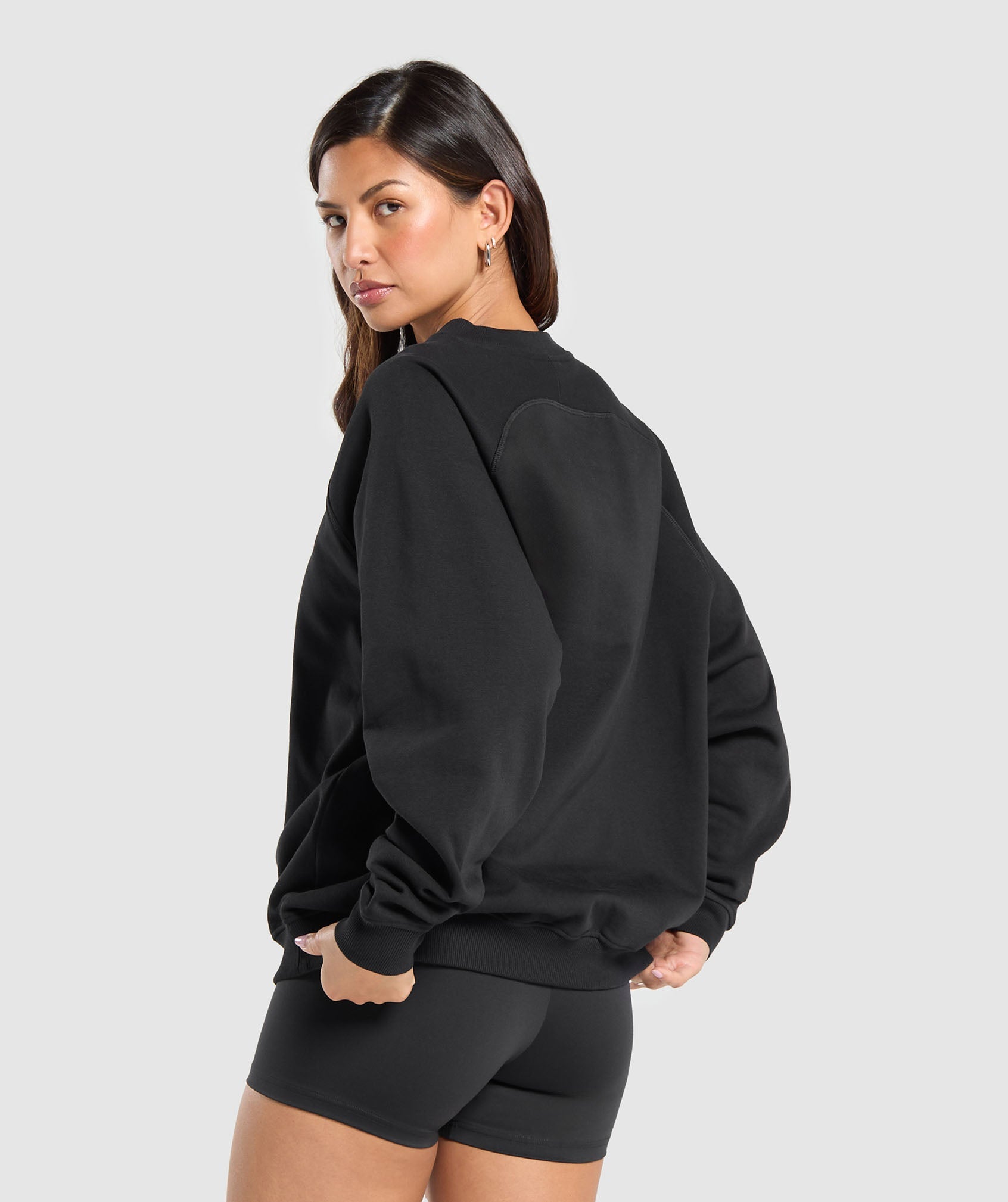 Sudadera polar de entrenamiento de gran tamaño