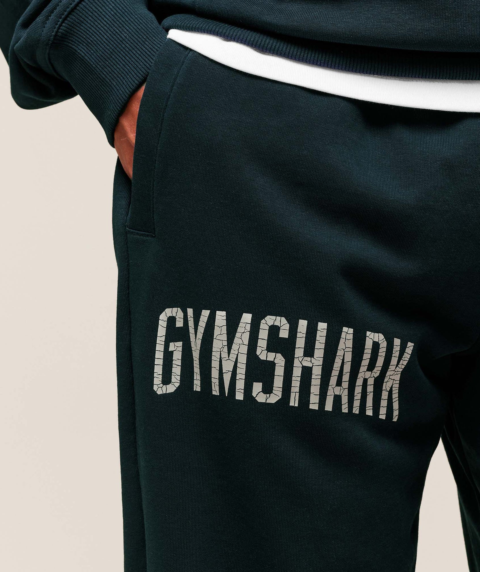 Jogger gráfico desgastado