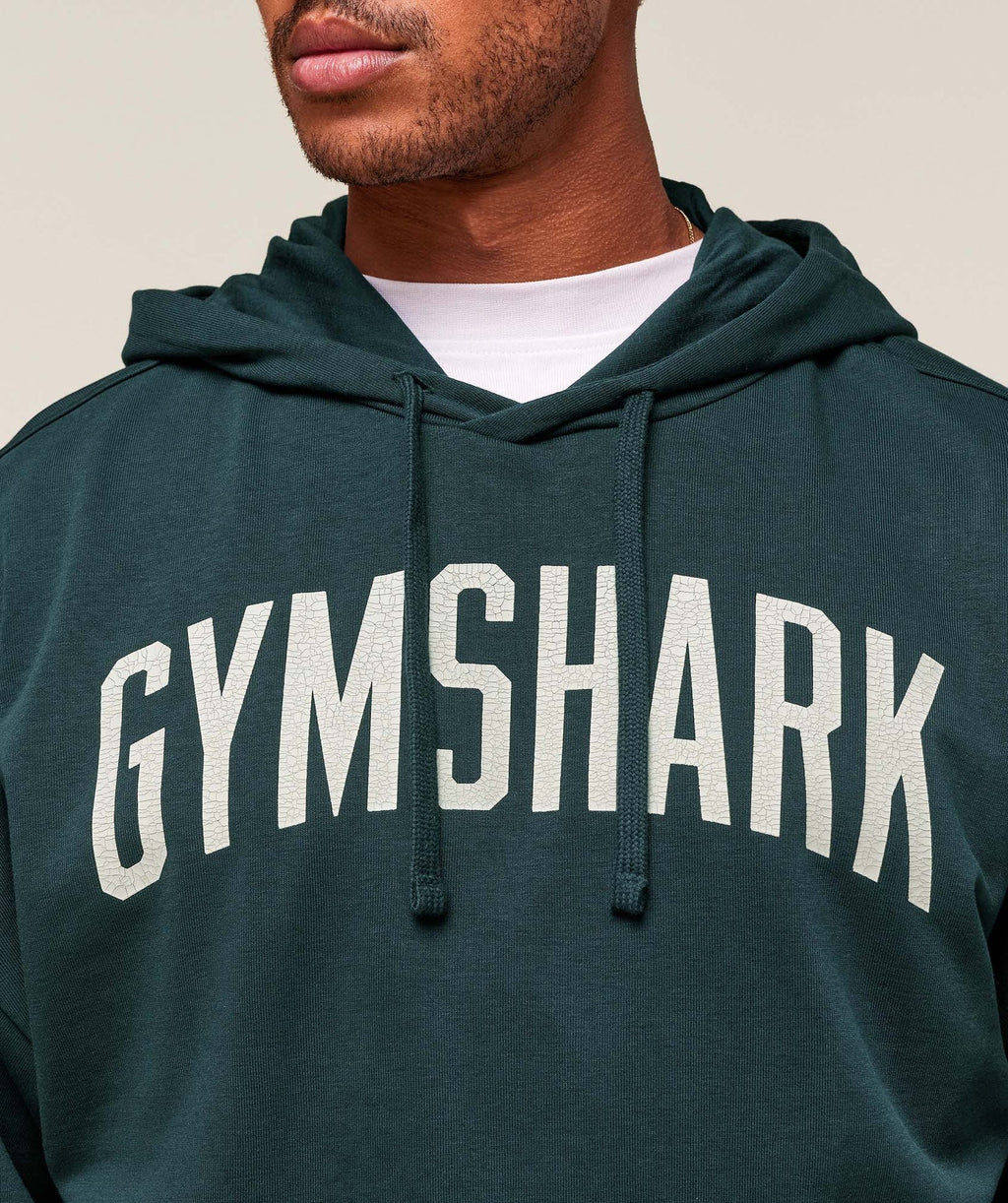 Sudadera con capucha gráfica desgastada