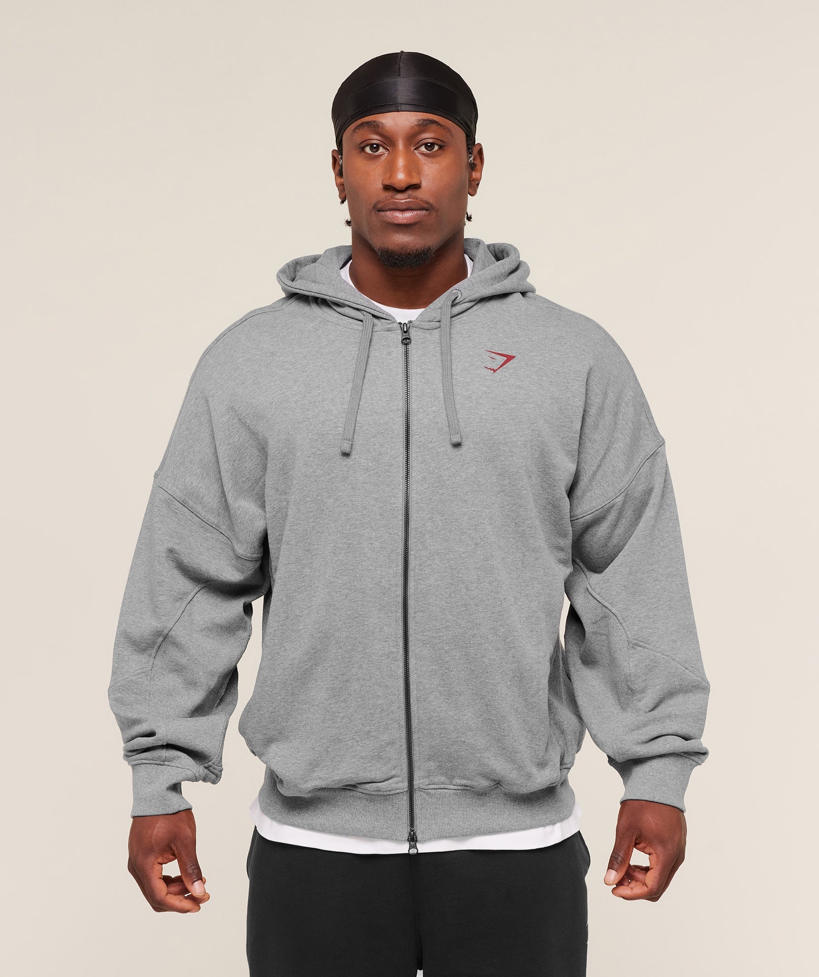 Sudadera con capucha y cremallera