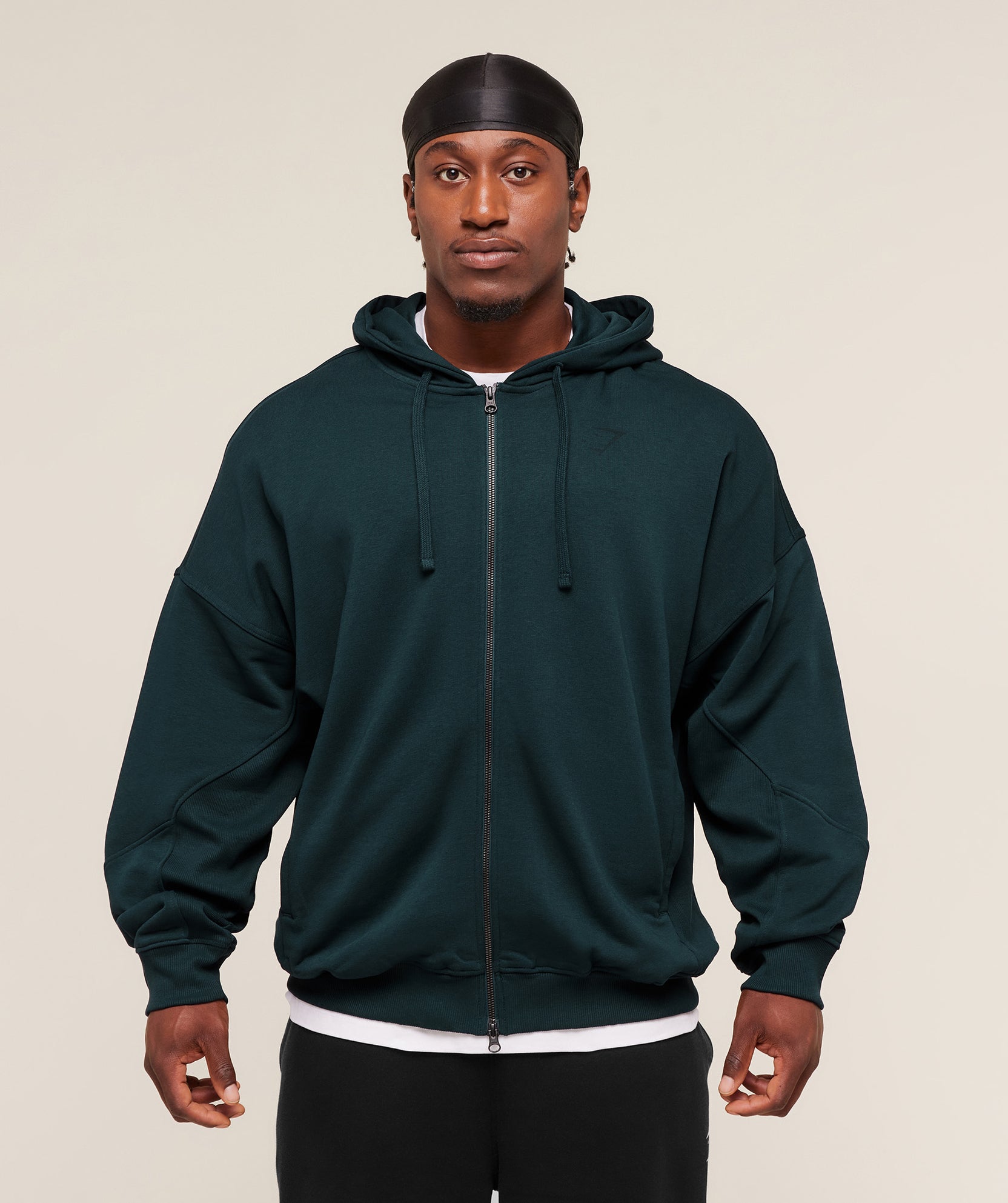 Sudadera con capucha y cremallera
